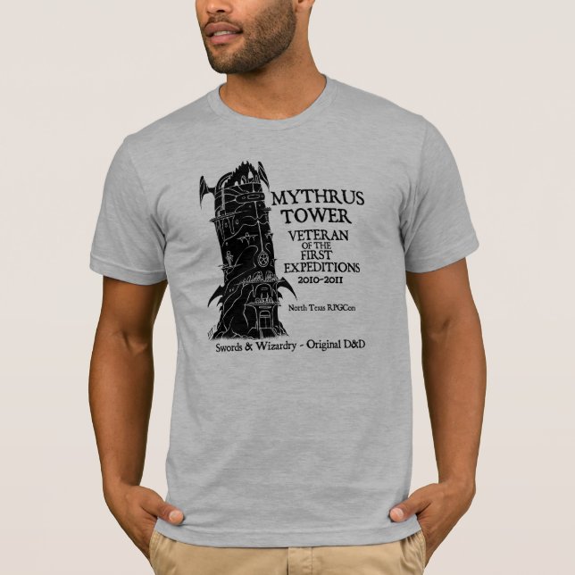 T-shirt Expéditions de tour de Mythrus premières (Devant)