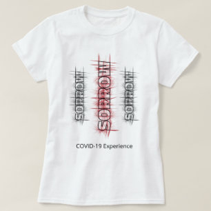 T-shirt Expérience COVID-19, Chirurgie Black Red Virus Per