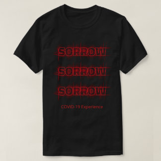 T-shirt Expérience COVID-19, Virus Sorrow Red Personnalisa