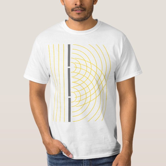 T-shirt Expérience de la Science de particules d'onde (Devant)