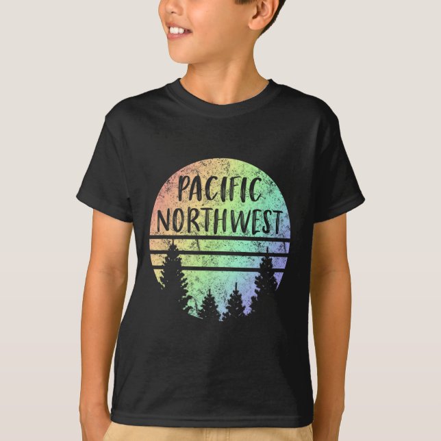T-shirt Expérience de randonnée avec design altéré de l'ar (Devant)