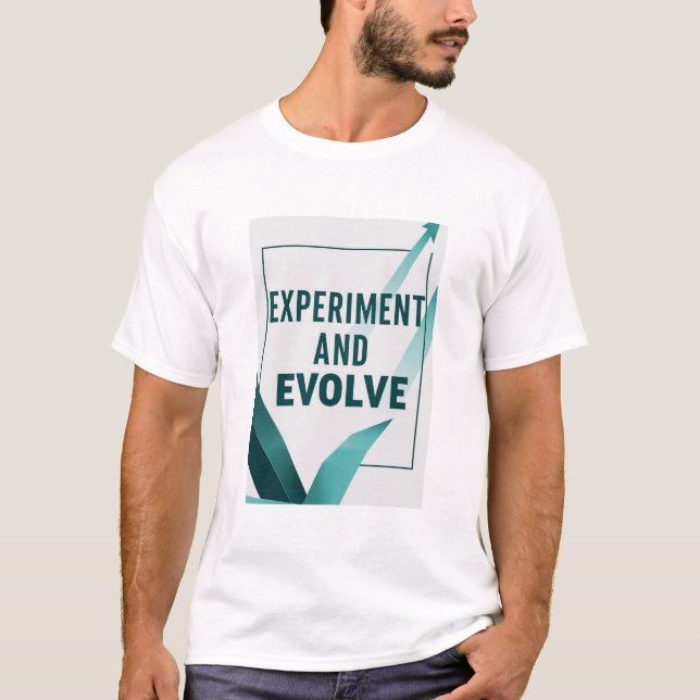 T-shirt Expérience et évolution option 2 (Devant)