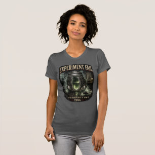 T-shirt Expérience ratée Femme Bella+Canvas ajustée foncée