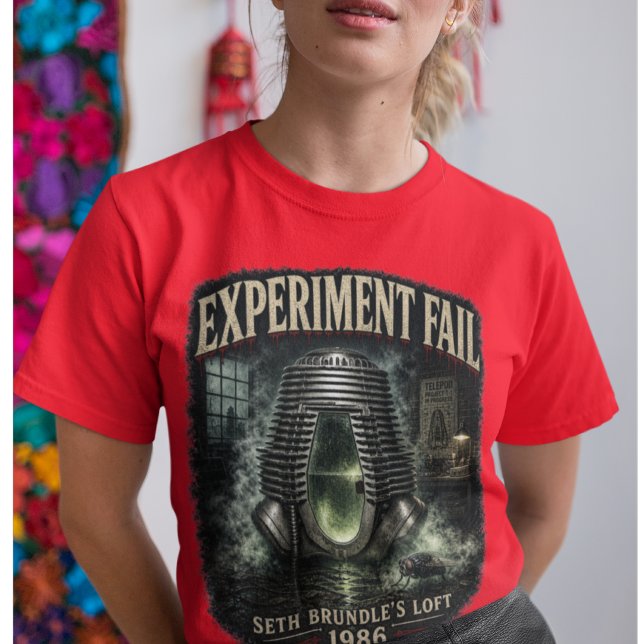 T-shirt Expérience Ratée Femmes Sombre (He forgot to check for passengers.)
