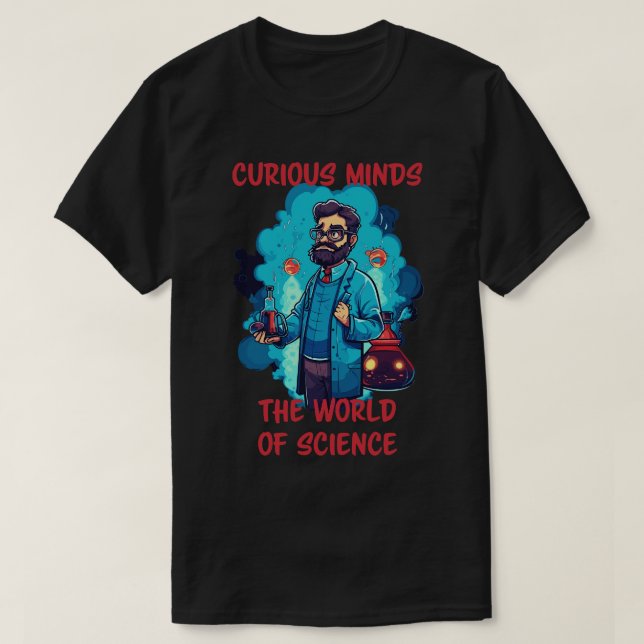 T-shirt Expériences scientifiques (Design devant)