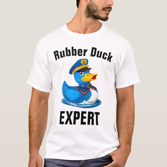 T-shirt expert canard en caoutchouc (Devant)