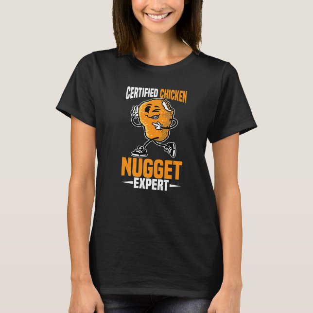 T-shirt Expert certifié en nugget de poulet (Devant)