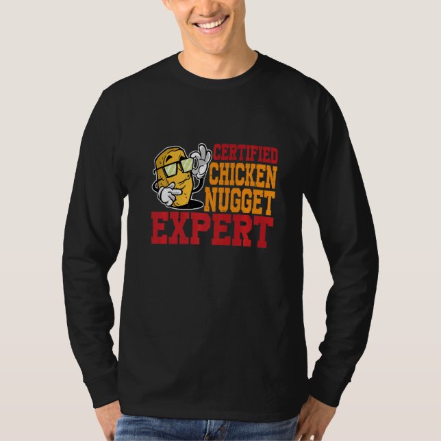 T-shirt Expert certifié en nuggets de poulet (Devant)