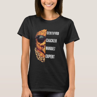 T-shirt Expert certifié en nuggets de poulet  Nugget de po