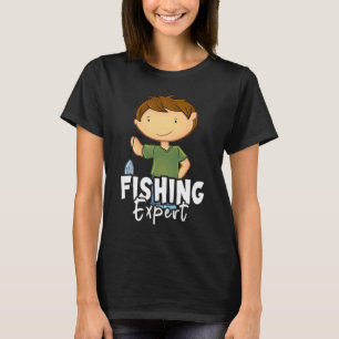 T-shirt Expert de pêche I enfants garçon copain de pêche a
