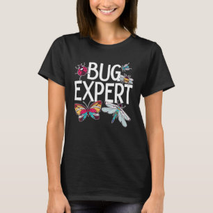 T-shirt Expert des insectes entomologie capture de coccine
