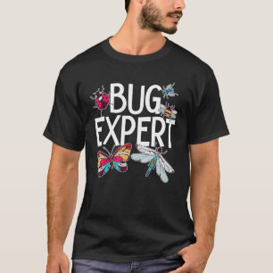 T-shirt Expert des insectes entomologie capture de coccine
