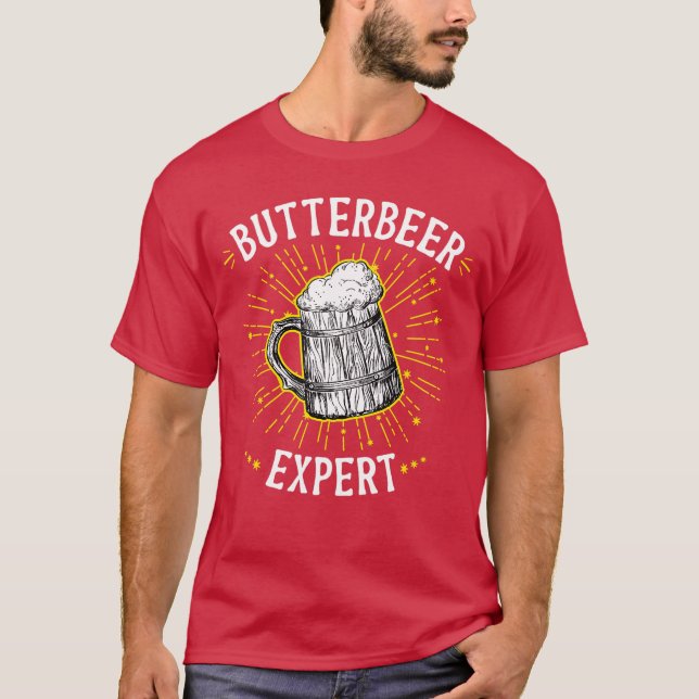 T-shirt expert en bière de beurre butterscotch (Devant)