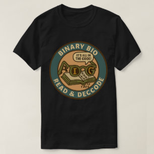 T-shirt Expert en bio-informatique : décryptage du code bi