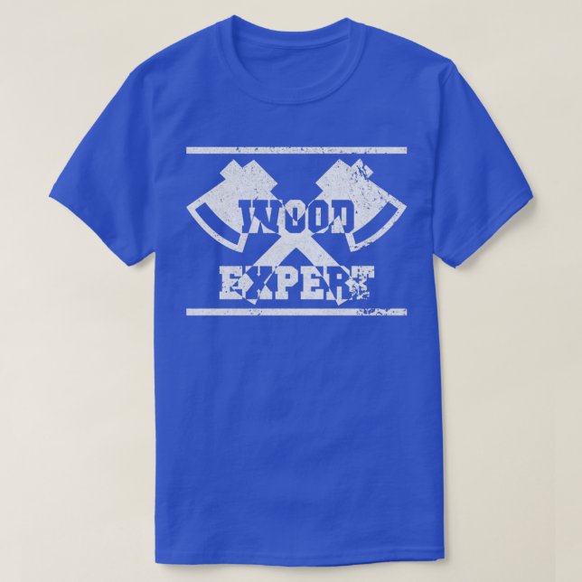 T-shirt Expert en bois (Design devant)