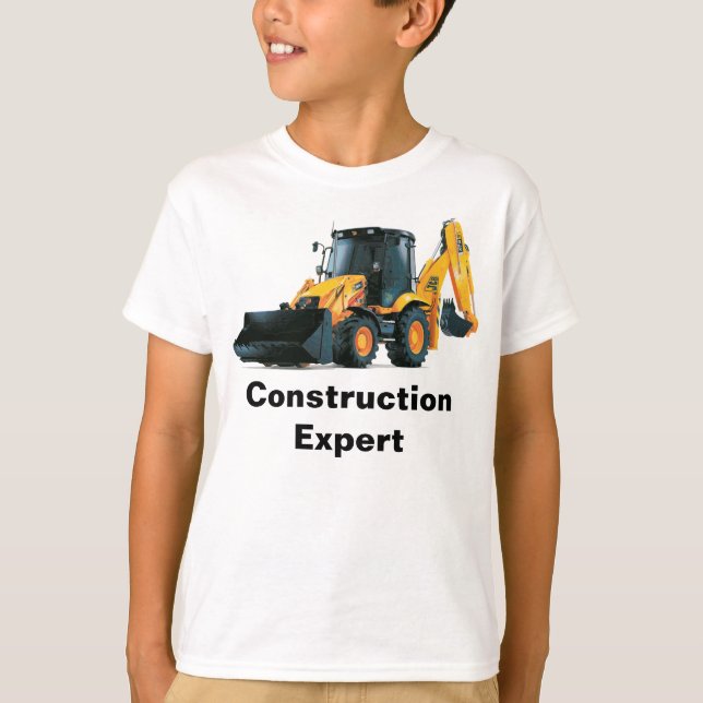 T-shirt Expert en construction (Devant)
