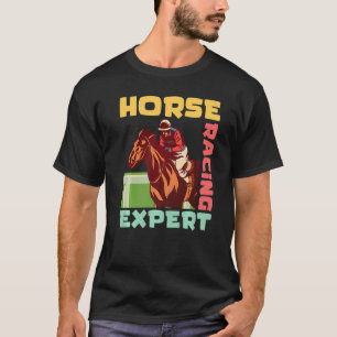 T-shirt Expert en courses de chevaux Cavalier à cheval Amo