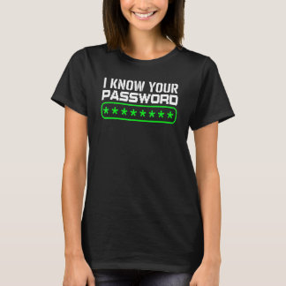 T-shirt Expert en cybersécurité pirate informatique   Je c