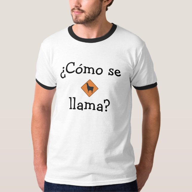 T-shirt Expert en logiciel de Cómo de ¿, lama ? (Devant)