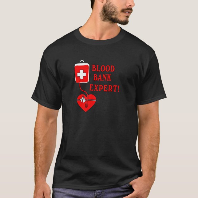 T-SHIRT EXPERT EN MATIÈRE DE BANQUE DU SANG (Devant)
