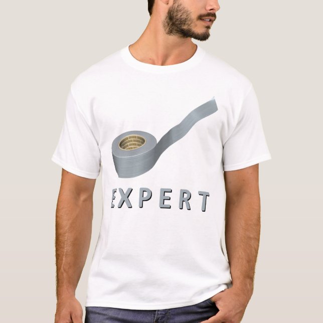 T-shirt Expert en matière de ruban adhésif (Devant)