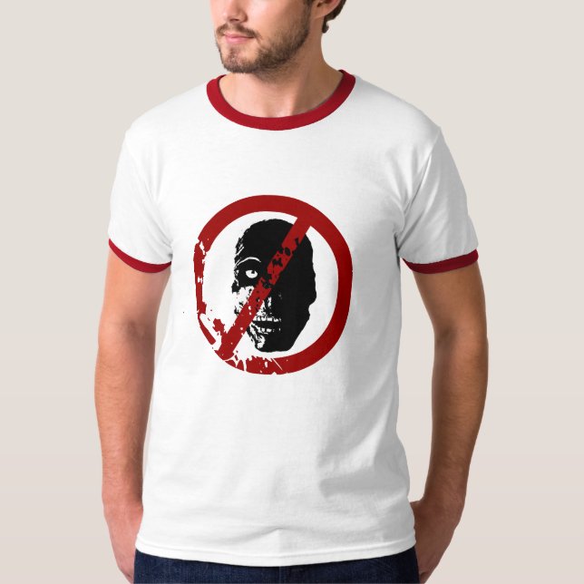 T-shirt Expert en matière de zombi - éclaboussure (Devant)