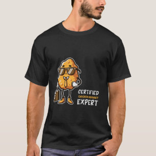 T-shirt Expert en nuggets de poulet Drôle de restauration