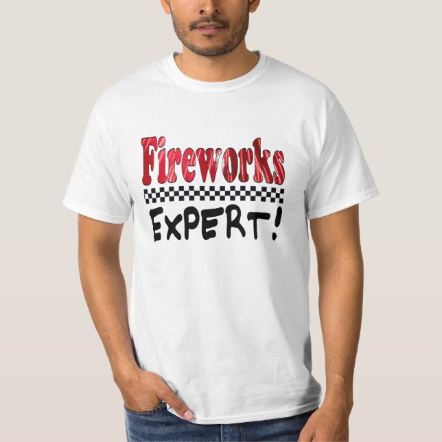 T-shirt expert Fireworks (Devant)