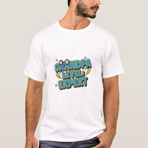 T-shirt expert niveau papy (style cartoon)