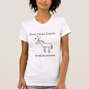 T-shirt Experts en matière sociaux de médias