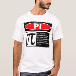 T-shirt Explication de pi