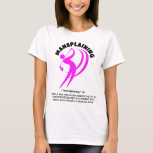 T-shirt Explication excessive masculine GOLF Drôle