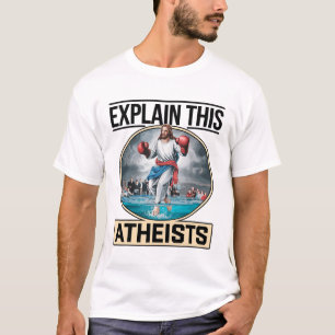 T-shirt Expliquez Ces Gants de Boxe Jésus Athées Drôle Moi