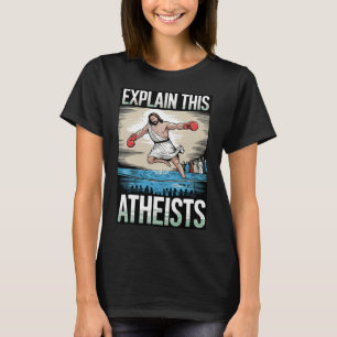 T-shirt Expliquez-moi ce Jésus athées Gants de boxe