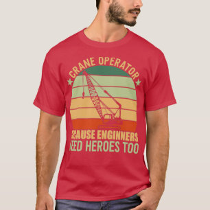 T-shirt Exploitant de grue