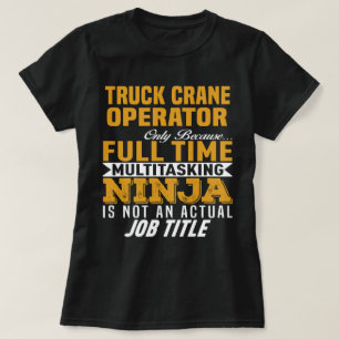 T-shirt Exploitant de grue de camion