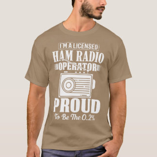T-shirt Exploitant d'une licence radio de jambon (1)