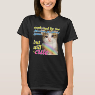 T-shirt Exploité par le système de santé américain Chat Mo