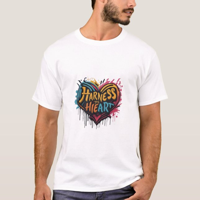 T-shirt Exploiter le coeur (Devant)