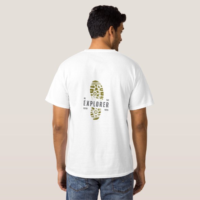 T-shirt explorateur (Dos entier)