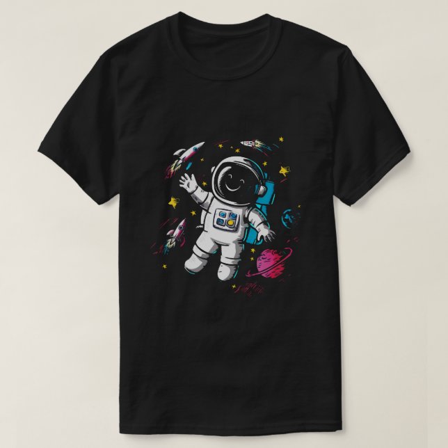 T-shirt Explorateur cosmique (Design devant)
