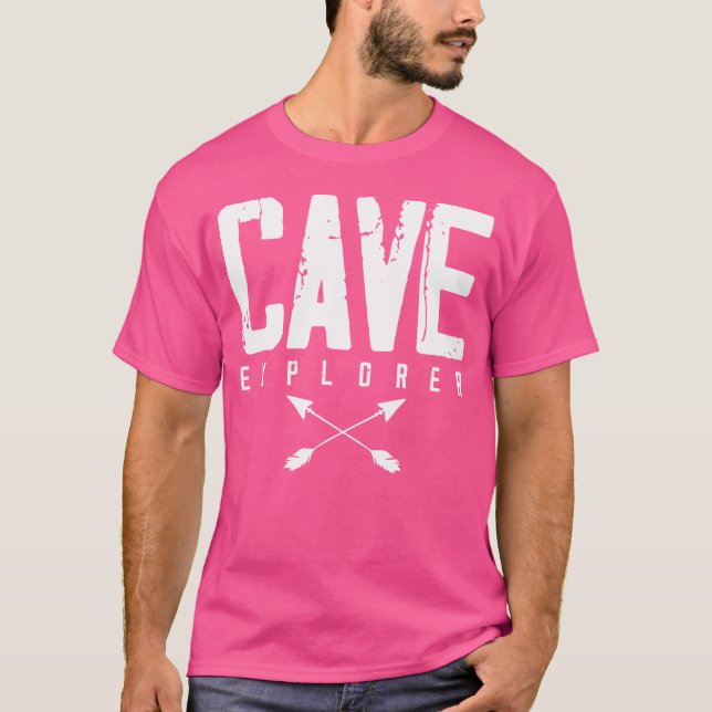 T-shirt Explorateur de grottes spelunking Cave Diver Plong (Devant)