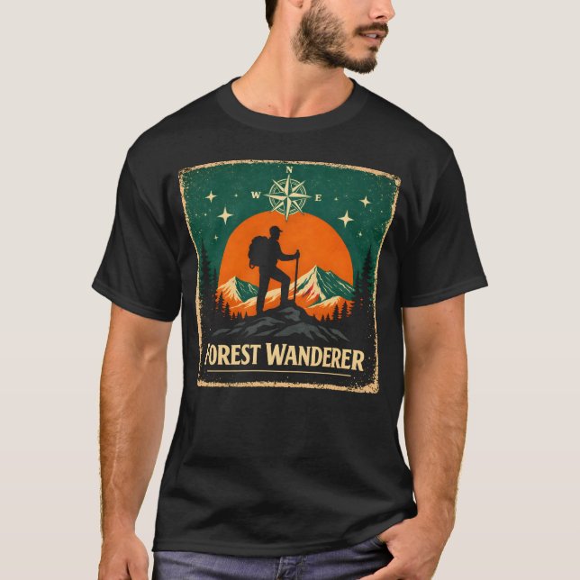 T-shirt Explorateur de la forêt - Explorateur de la nature (Devant)