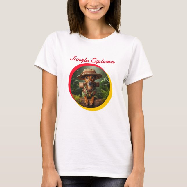 T-shirt Explorateur de la jungle (Devant)