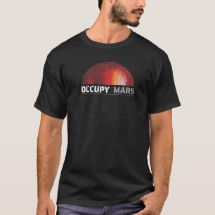 T-shirt Explorateur de l'espace martien Nerd de la science