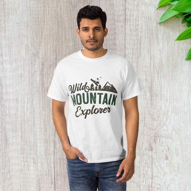 T-shirt Explorateur de Montagne Sauvage (Créateur téléchargé)