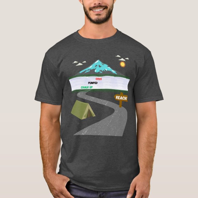 T-shirt Explorateur de montagnes (Devant)