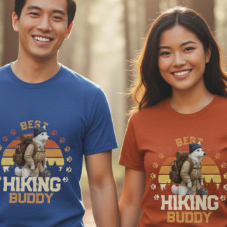 T-shirt Explorateur de pleine nature Akita aventureux
