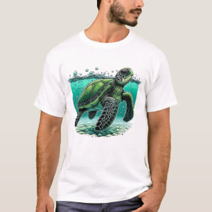 T-shirt 🌊 Explorateur des Océans Tortue de Mer