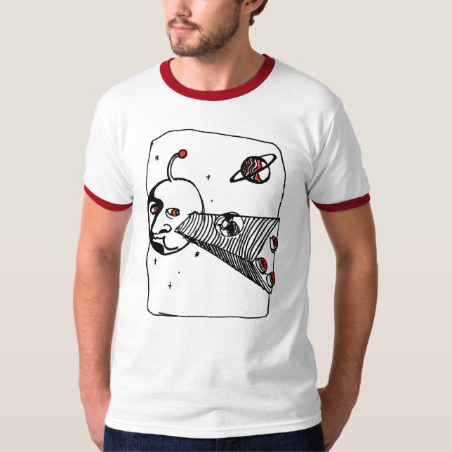 T-shirt Explorateur d'espace (Devant)